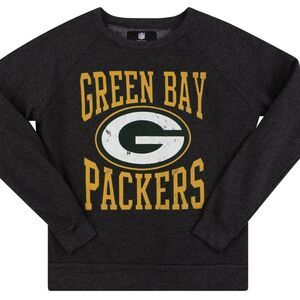Green Bay Packers Sweatshirt women’s small 2010s wide neck crewneck NFL branded